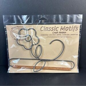 Classic Motifs Wire and Wood Craft Organizer